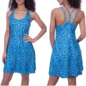 Patagonia Little Bermuda Latticeback Dress in Sur Blue